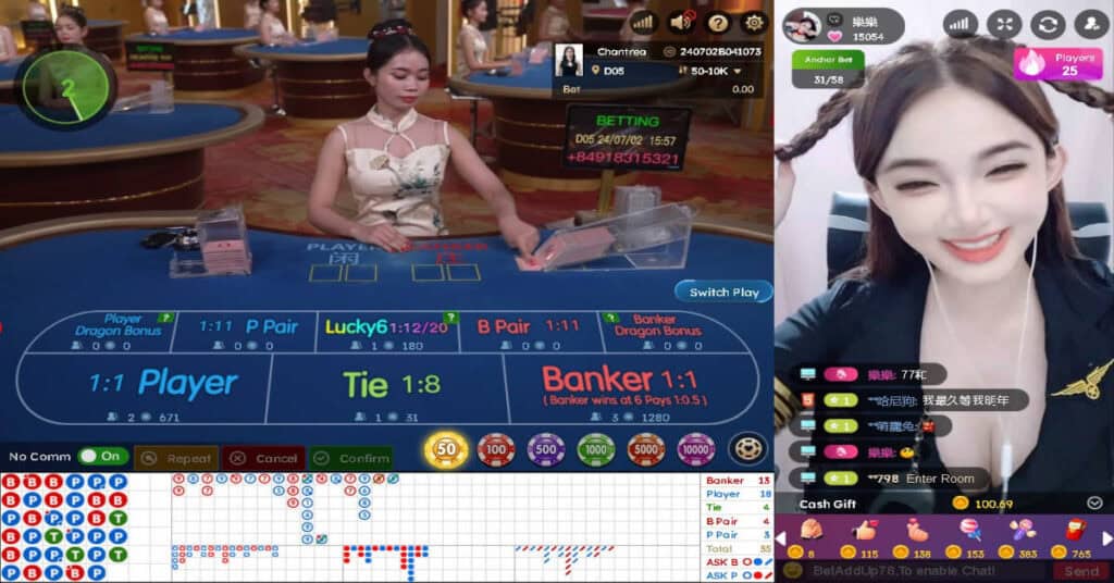 Peso63 Live Show Baccarat